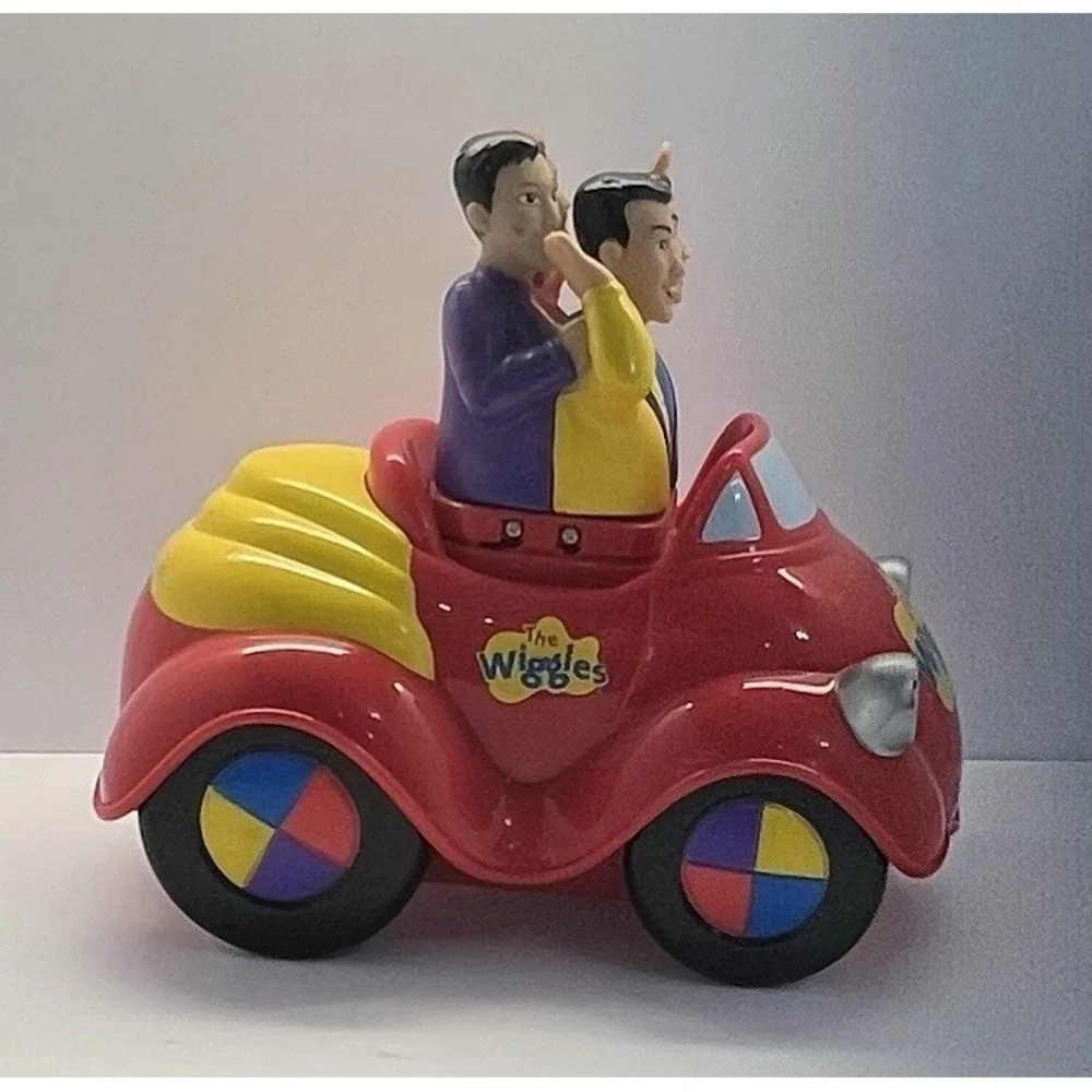Vintage 2003 The Wiggles Big Red Car Musical Motion Toy Vehicle SpinMaster WORKS
